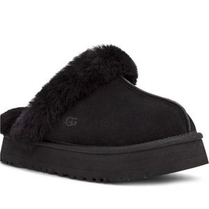 Ugg disquette black slippers 9